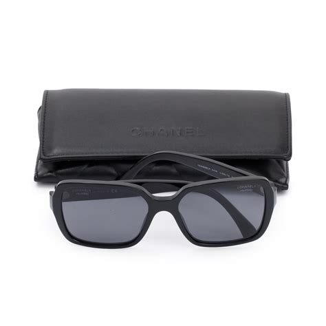 CHANEL Acetate Polarized Square Sunglasses 5408.